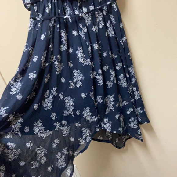 Xhilaration blue floral dress size large - Picture 5 of 5